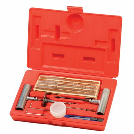 GROUP 31 Tire Repair Kit With 8 String Inserts, Metal Handle Tools 12-357